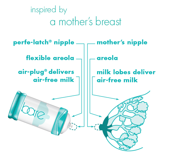 Bare is inspired by breast